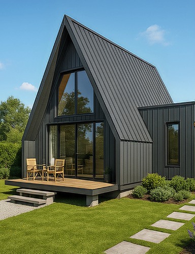 Casa aframe din lemn model Brasov